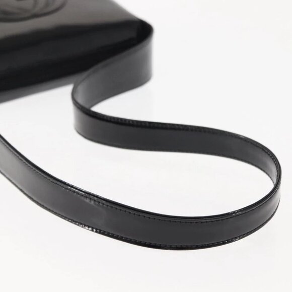 GUCCI Shoulder Bag Patent leather Black Auth - Picture 9 of 15